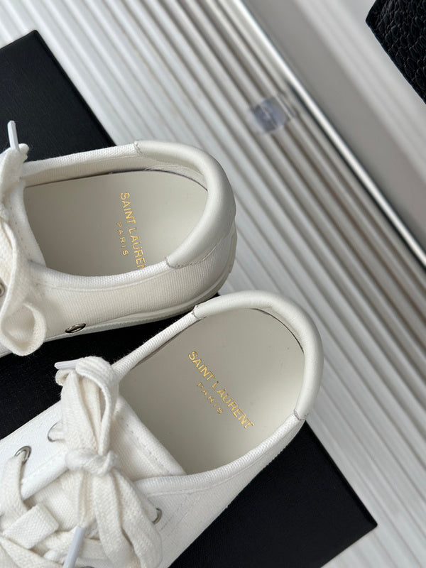 Saint Laurent luxury shoes close-up — premium authentic designer style