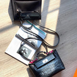 Close-up detail of contemporary bag design