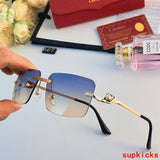 Full view of Cartier unisex sunglasses