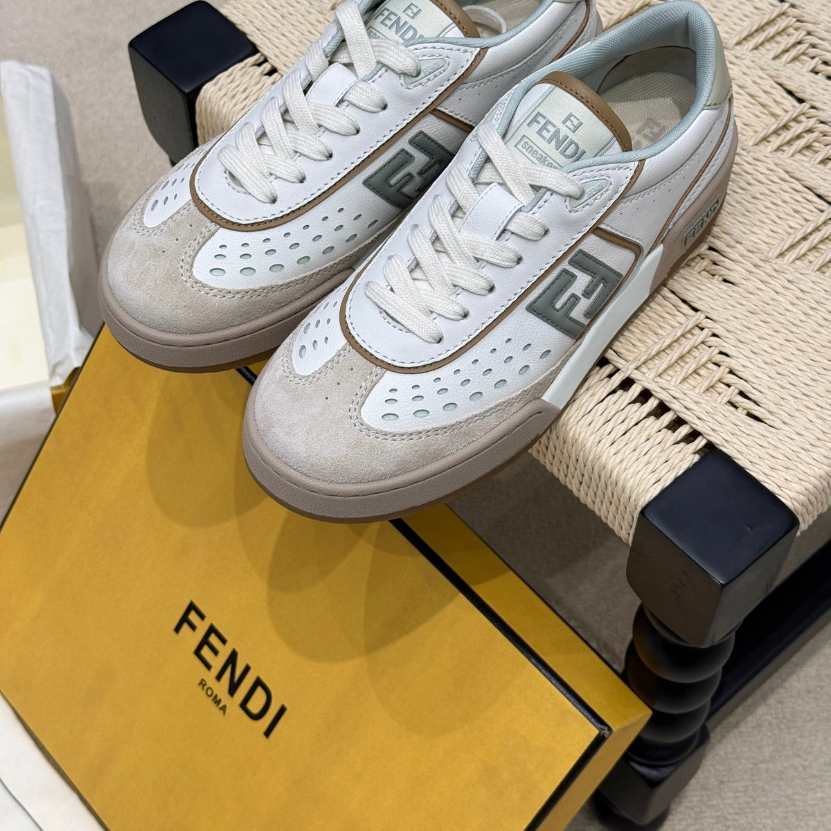 Fendi Sneakers – luxury designer piece with signature house detailing