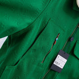 Front view of Louis Vuitton luxury clothing with streetwear-inspired cut