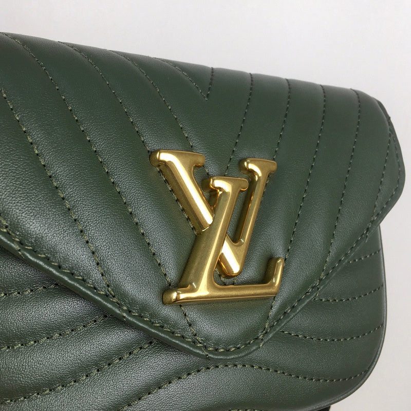 Top view of refined structured women's handbag – women's premium purse