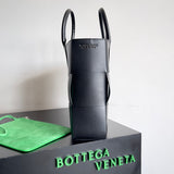 Chic Vegan Leather Handbag - Polished Finish | Women's Everyday Carry Handbag #1580 - alternate angle view (image 8) of designer-inspired handbag