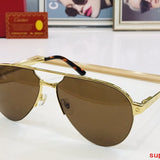 Angled view of Cartier unisex sunglasses