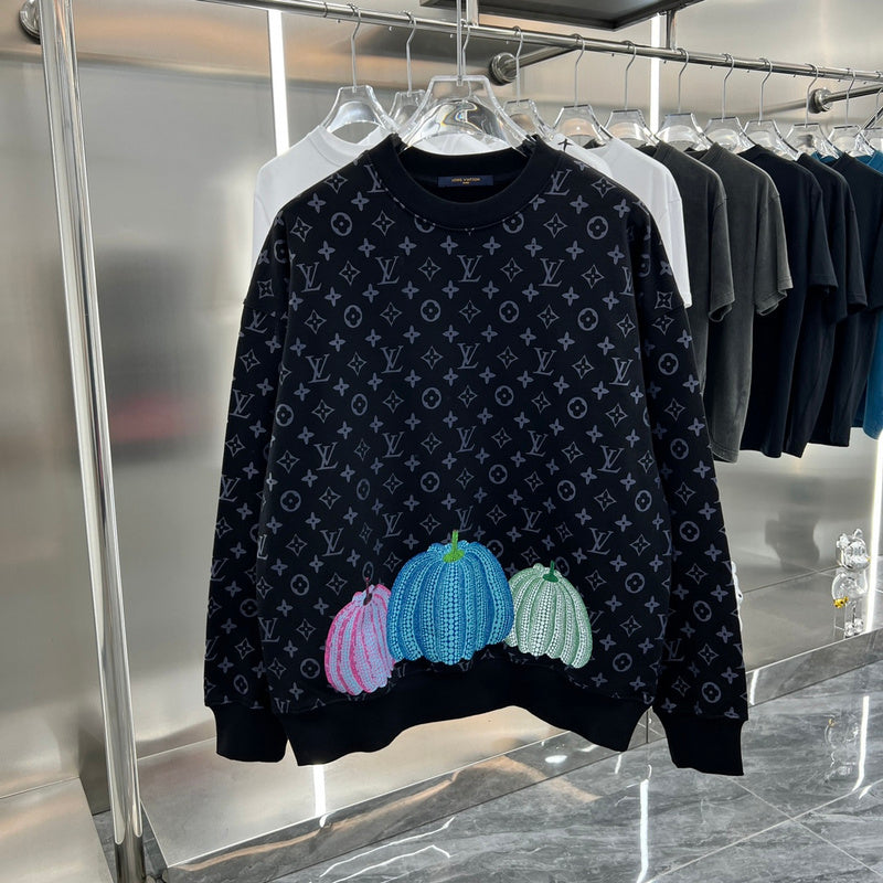 Front view of Louis Vuitton luxury clothing with tailored silhouette