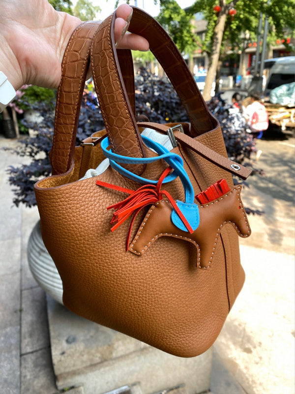 Understated handbag styled for everyday wear