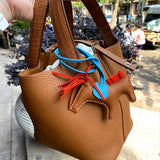Understated handbag styled for everyday wear