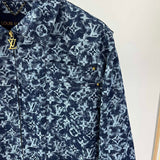 Flat lay presentation of Louis Vuitton luxury clothing with runway-inspired design