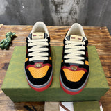 Gucci muted earth tones luxury sneakers view 8 retro runner design