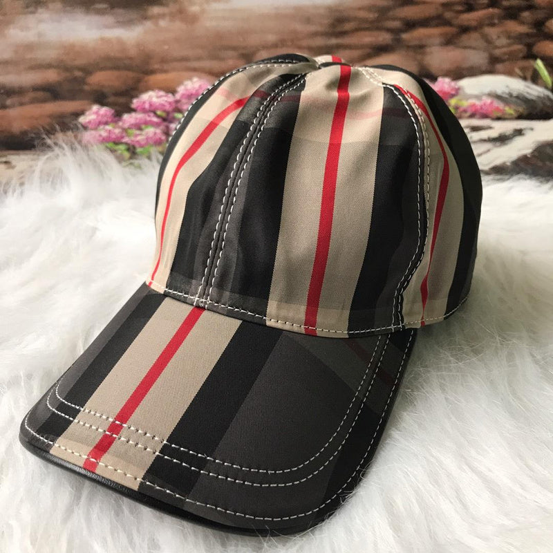 Front view of Burberry unisex cap