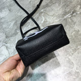 Polished Faux Leather Handbag - Sleek Minimalist Lines | Women's Statement Accessory #1062 - hardware and detail close-up (image 5) of designer-inspired handbag
