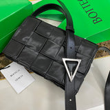 Chic Vegan Leather Handbag - Premium Craftsmanship Detailing | Women's Fashion Handbag #1641 - front view (image 1) of designer-inspired handbag