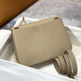 Side view of chic structured handbag