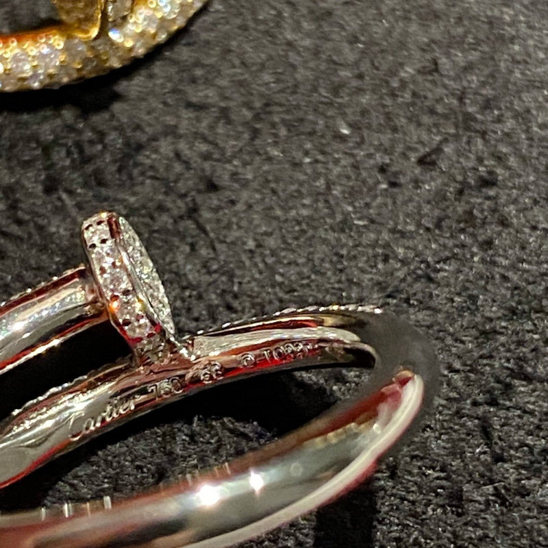 Side view of Cartier unisex jewelry piece