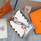 Hermes shoes Style 327 - logo and branding close-up (alternate angle)
