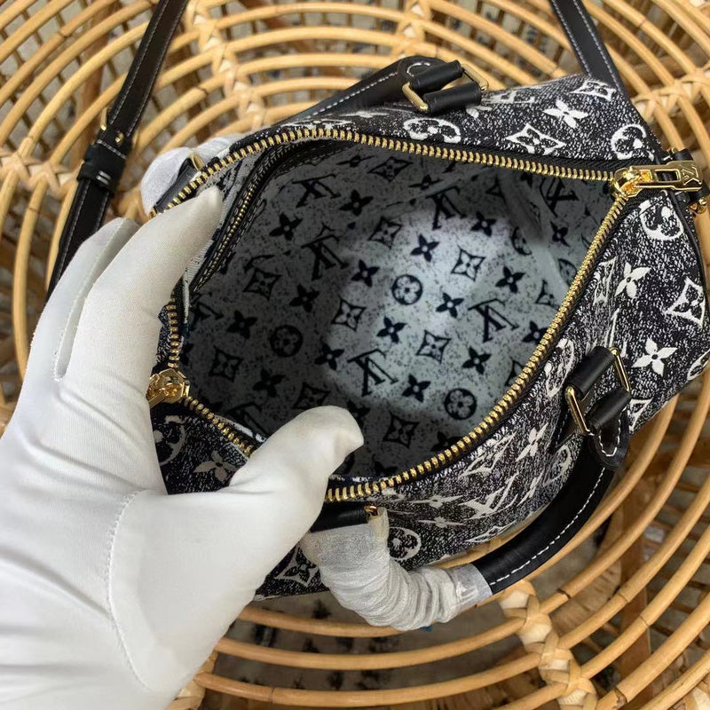 Front view of refined modern women's handbag – women's luxury handbag