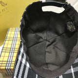 Side view of Burberry unisex cap