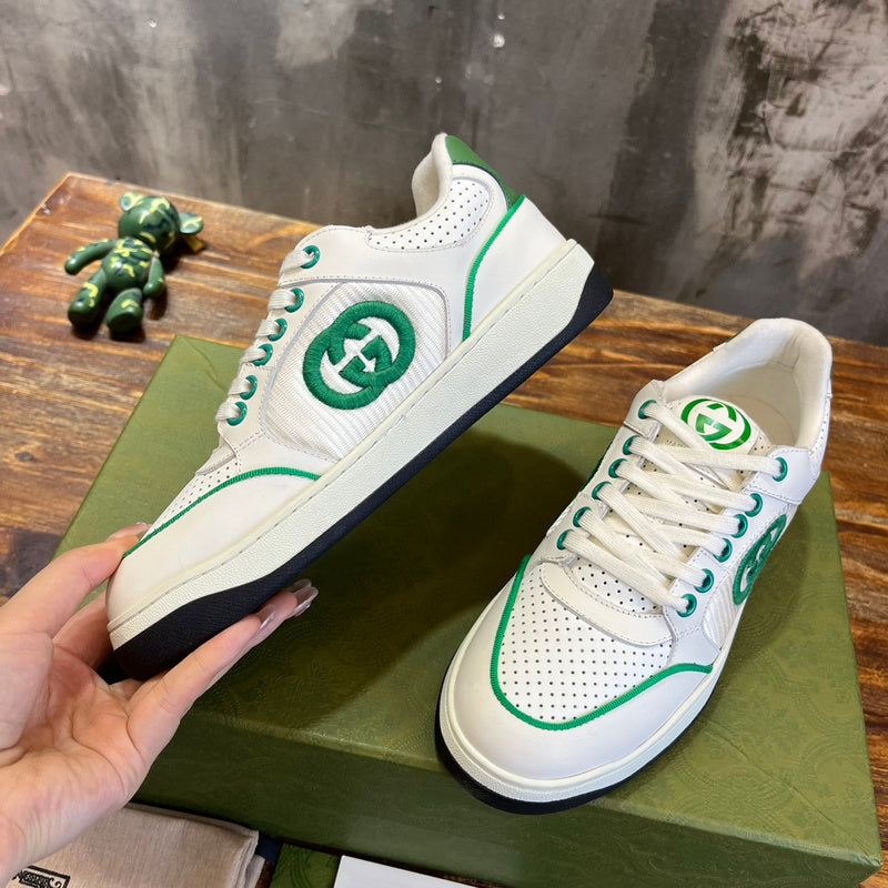 Gucci clean off-white luxury sneakers view 5 classic court silhouette