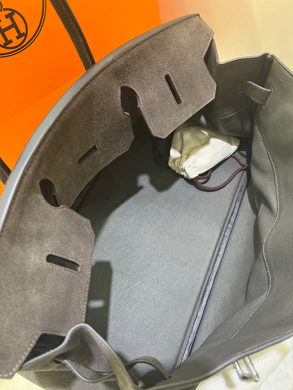 Close-up detail of poised bag design