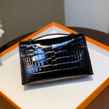 Close-up detail of clean-lined bag design