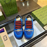 Gucci stone beige luxury sneakers view 5 chunky sole construction