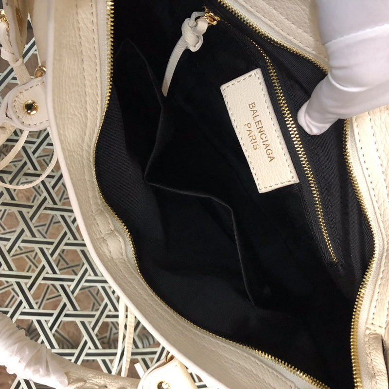 Interior view of polished premium women's handbag – women's statement bag