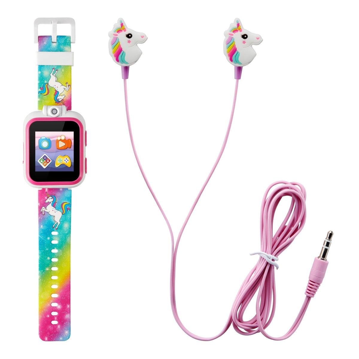 Close-up detail view of Playzoom Kids Smartwatch unisex watch