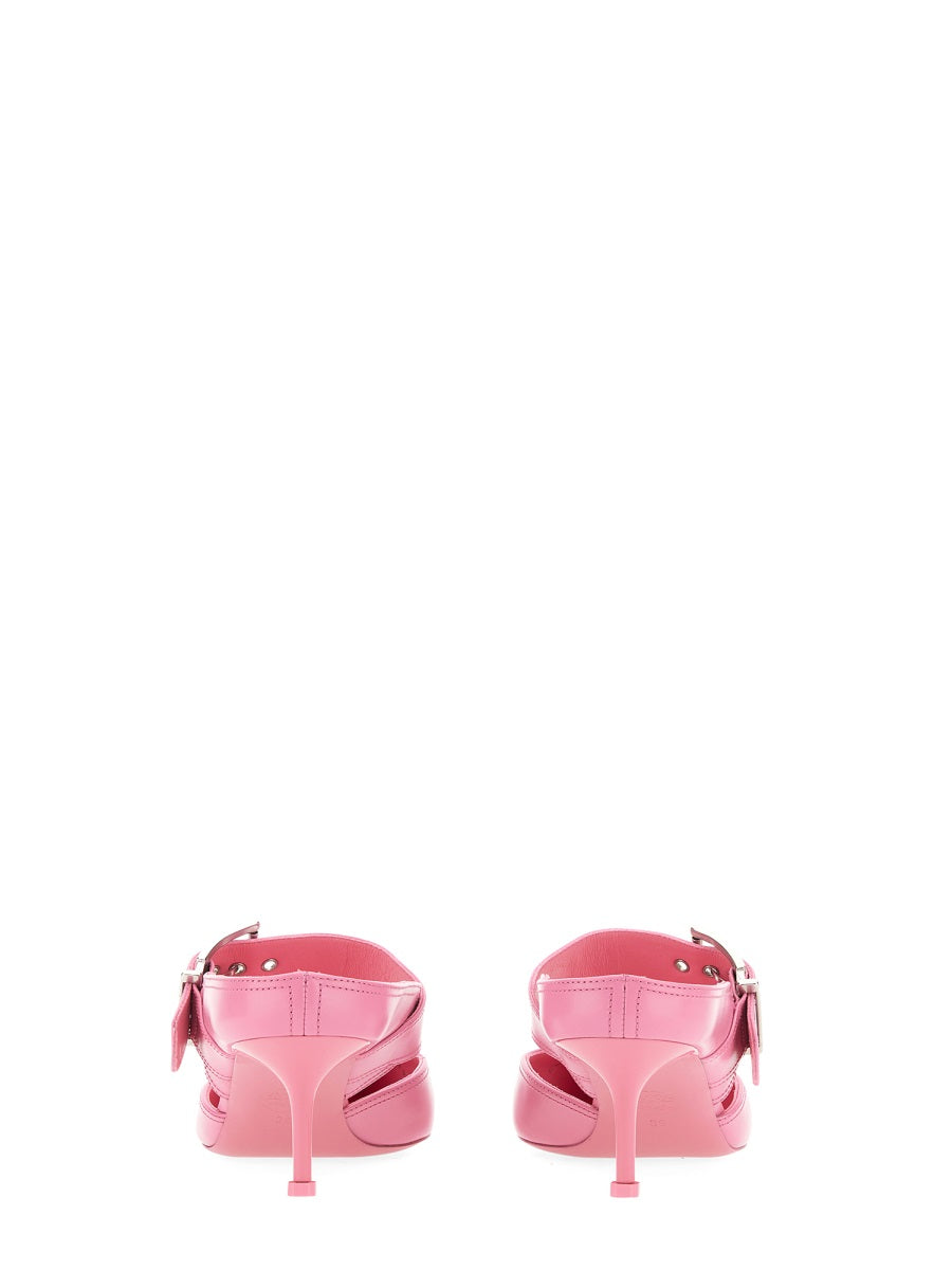 Alexander McQueen Shoes? Alexander Mcqueen Women Punk Sandal With Buckle Luxury Lifestyle Designer Footwear