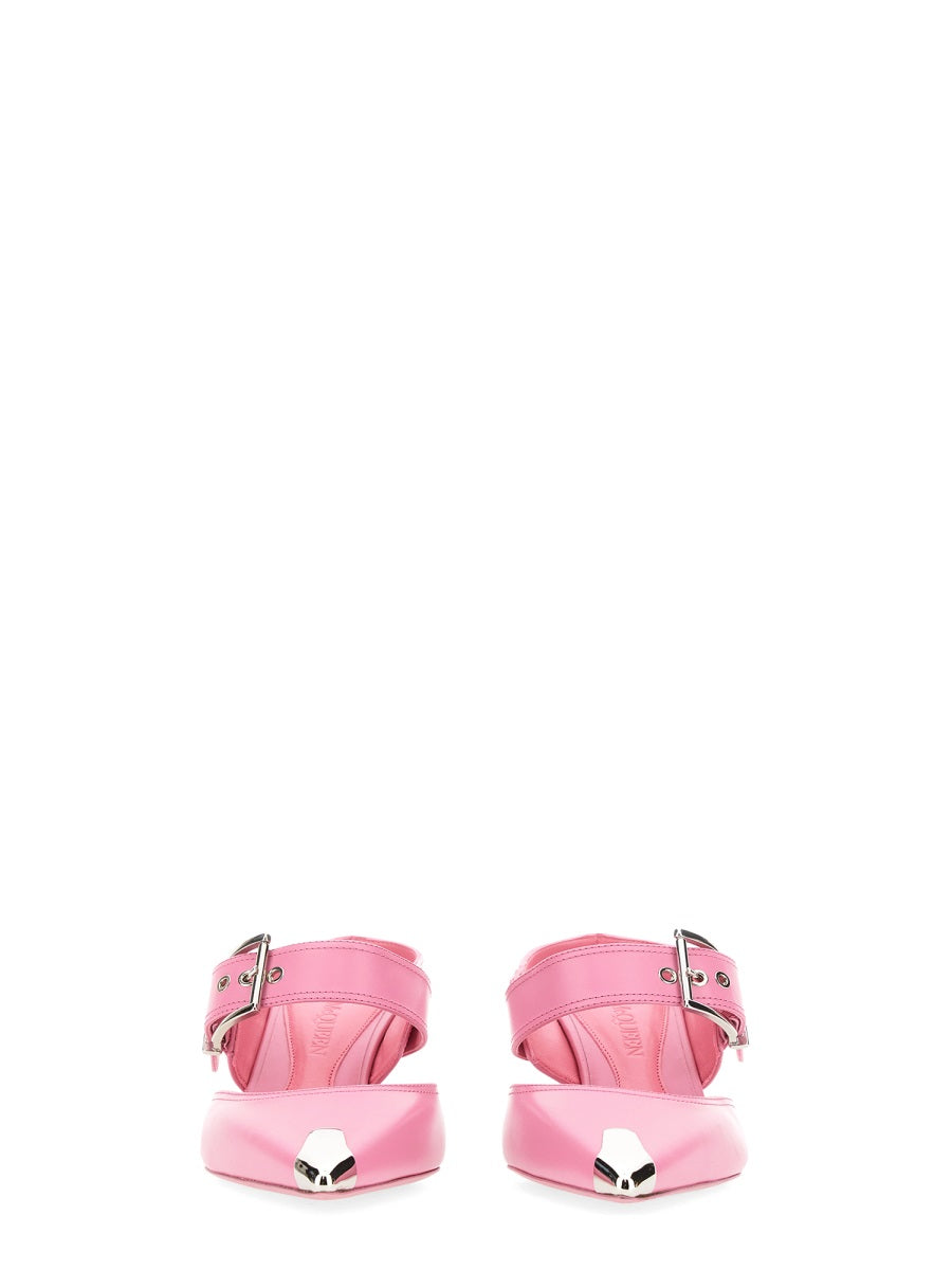 Alexander McQueen Shoes? Alexander Mcqueen Women Punk Sandal With Buckle Luxury Lifestyle Designer Footwear