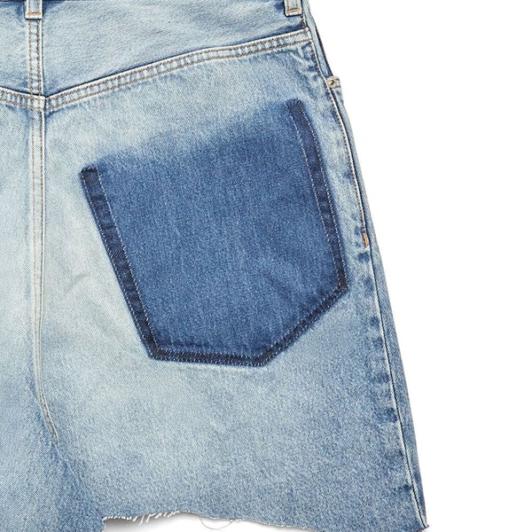 Balenciaga Skirts- BALENCIAGA Asymmetric Cut-Up Denim Mini Skirt Chic Everyday Designer Skirt