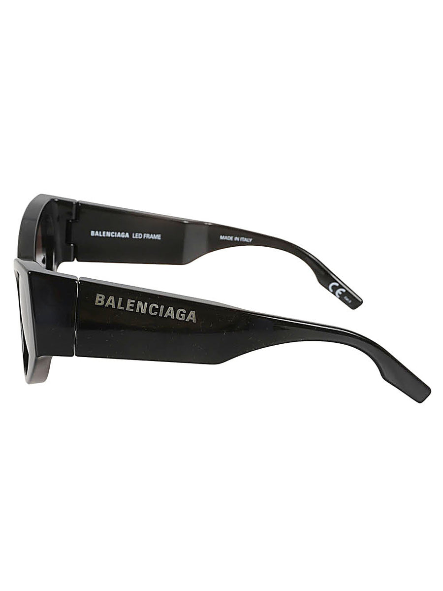 Balenciaga premium sunglasses detail and craftsmanship close-up