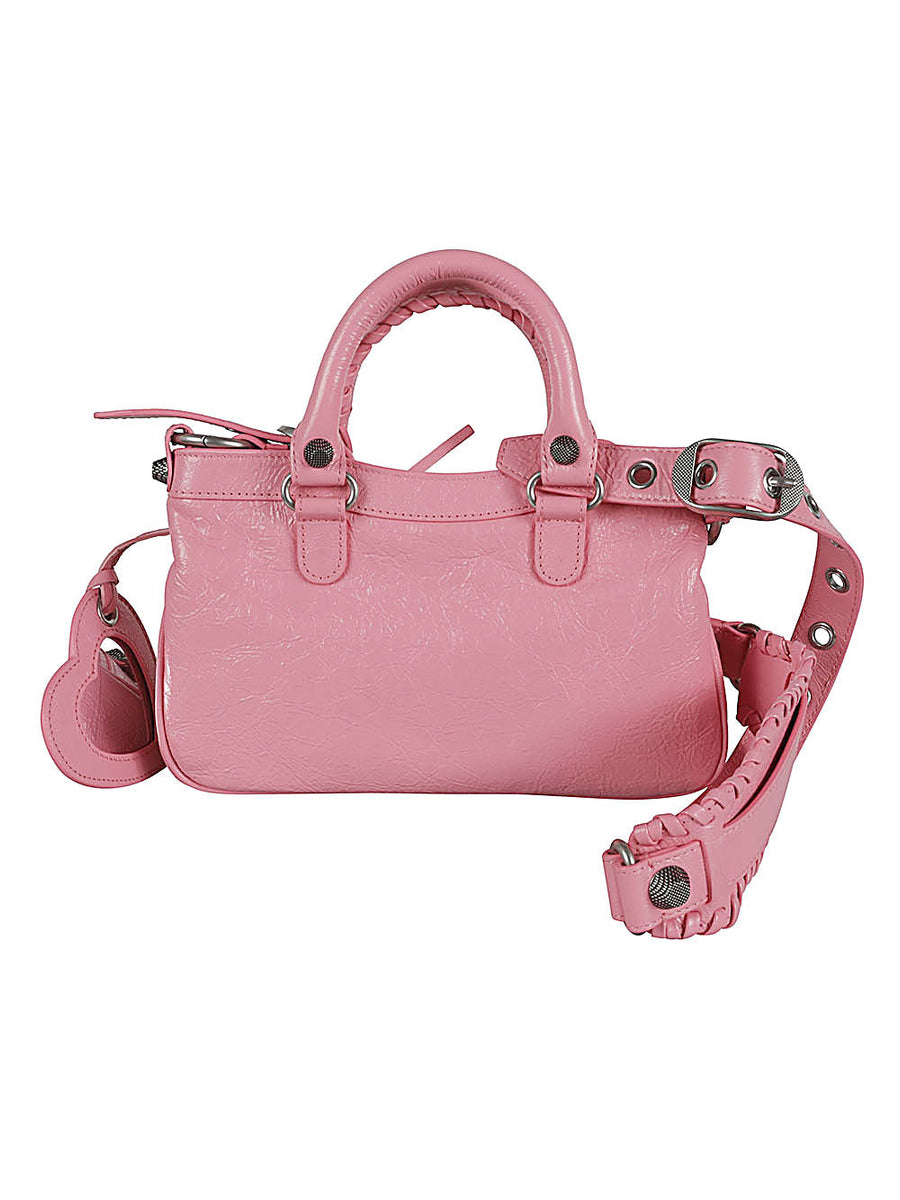Balenciaga Bags? BALENCIAGA Mini Trapezoidal Leather Shoulder Handbag Luxury Designer Leather Handbag