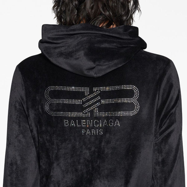 Balenciaga Hoodies? BALENCIAGA Zippered Sweatshirt with Hood for Women Comfortable Luxury Streetwear Hoodie