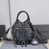 Zivas Charm Versatile Design Statement Handbag (Timeless Wardrobe Addition) – Angled View 3