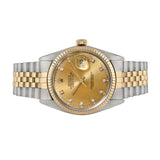 Front view of Rolex men's watch