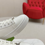 Gucci crisp white luxury sneakers view 7 cushioned comfort fit