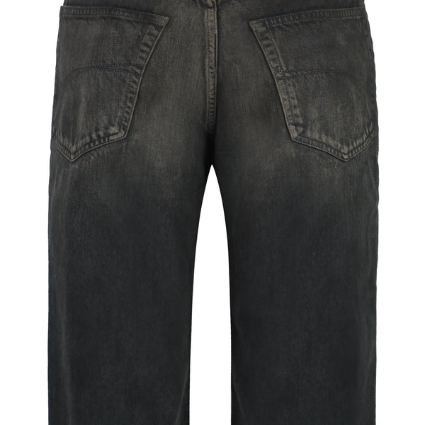 Balenciaga Pants? BALENCIAGA Washed-Out Effect Cotton Bermuda Shorts for Men Premium Designer Casual Trousers