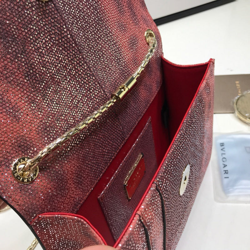 Bold Premium PU Leather Handbag - Smooth Faux-Leather Exterior | Women's Premium Handbag #1781 - texture close-up (image 9) of designer-inspired handbag