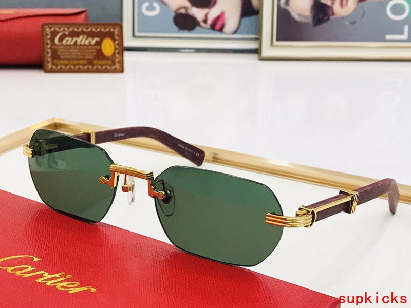 Lifestyle view of Cartier unisex sunglasses