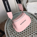 Handle and strap detail of structured signature women's handbag – women's luxury handbag
