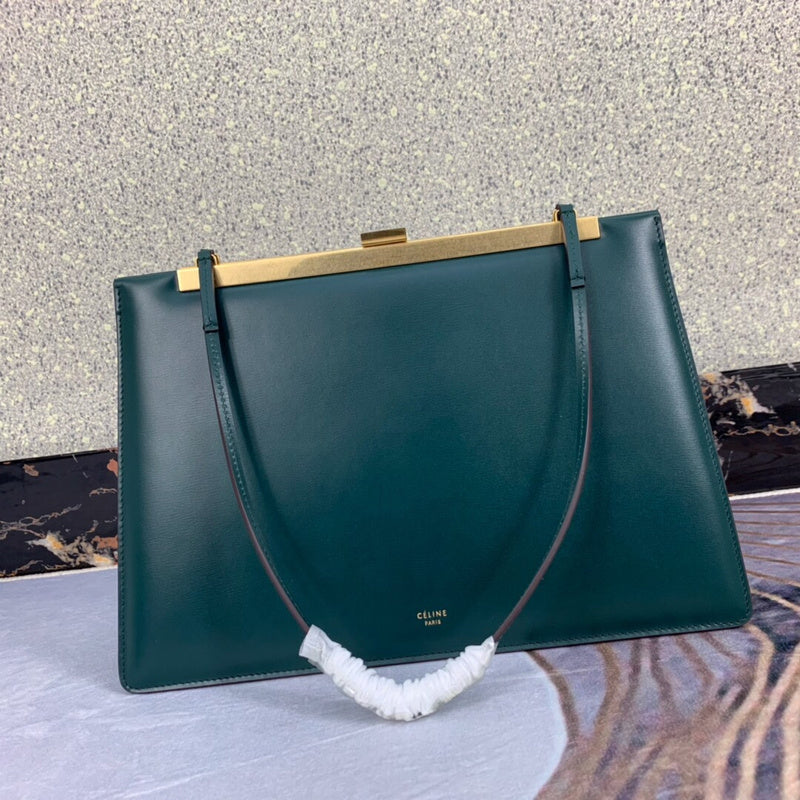 Side profile of modern refined women's handbag – women's premium purse