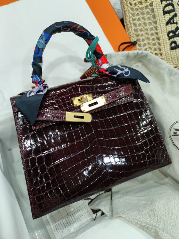 Close-up detail of graceful bag design