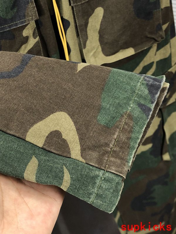 Flat lay presentation of Rhude luxury clothing with streetwear-inspired cut