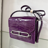  Clean-Lined satchel carried on shoulder