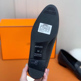 Hermes shoes Style 387 - full pair display (alternate angle)