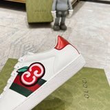 Gucci bold contrast luxury sneakers view 4 sleek tonal finish