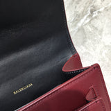 Sophisticated Premium PU Leather Handbag - Sleek Minimalist Lines | Women's Luxury Handbag #850 - texture close-up (image 9) of designer-inspired handbag