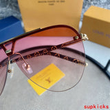 Front view of Louis Vuitton unisex sunglasses