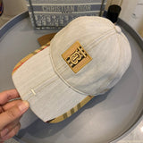 Front view of Burberry unisex cap