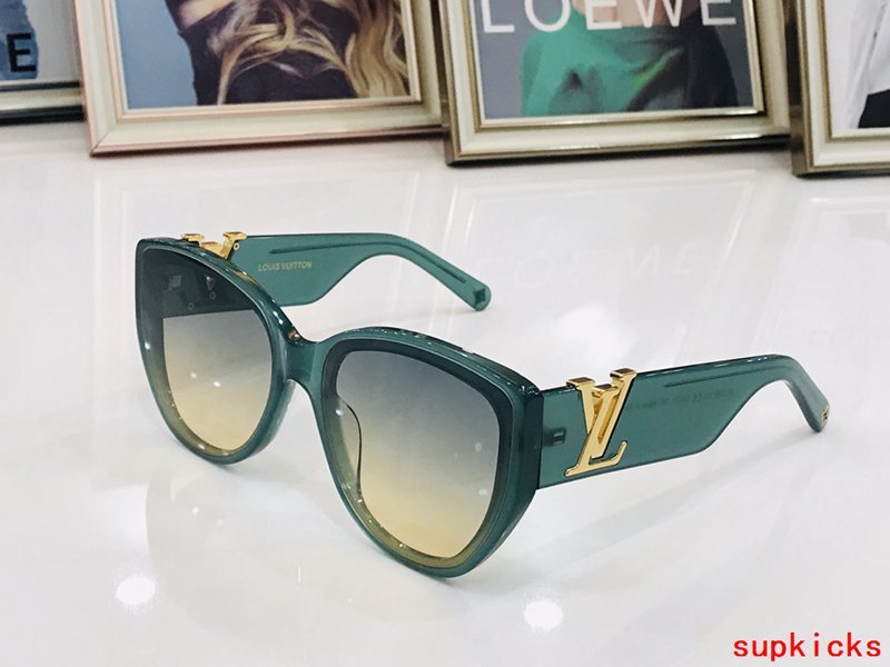 Angled view of Louis Vuitton unisex sunglasses
